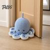 Maritiem Thema Deurstopper Pluche Octopus Decoratieve Deurstop, Verzwaarde Stofstopper voor Huis Kindveilige Stop Kantoor, Oceaan Dieren Vloerhouder