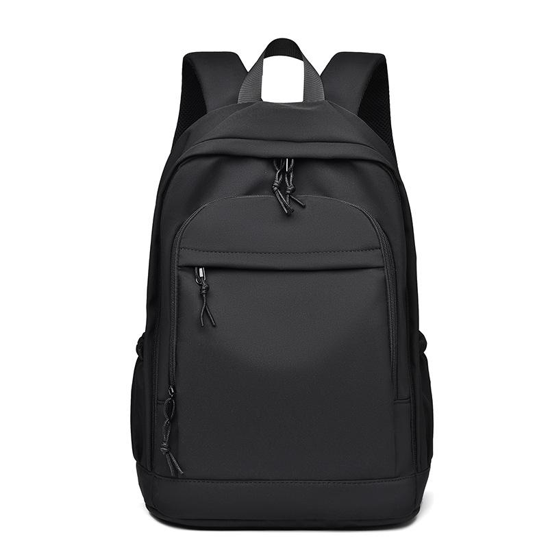 

New genderless wind backpack multi-color student schoolbag leisure travel backpack чорний