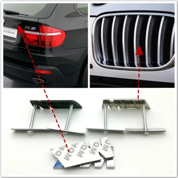 

Значок передней решетки автомобиля Значок багажника автомобиля Эмблема Буква Наклейка наклейка для B-M-W 2 3 5 7 серии X1 X3 X4 X5 X6 M3 M4 M5