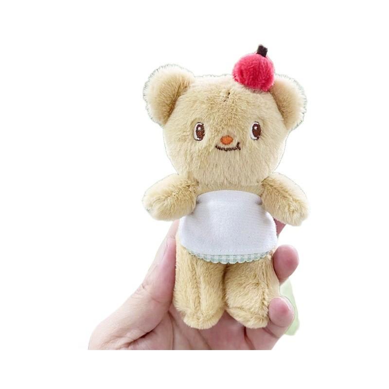 Adorable Cute Yellow Butter Bear Plush Doll Keychain Soft Toy Hanging Pendant