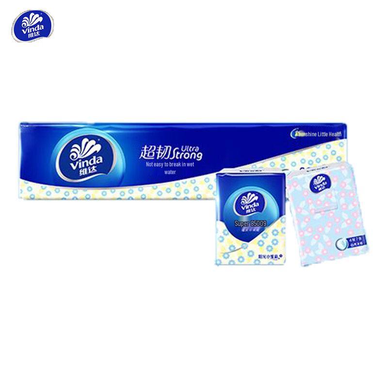 Vinda 4-Ply Unscented Handkerchief Tissues