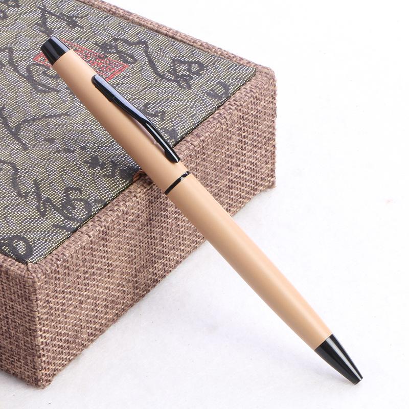 Candy Color Business Ballpoint Pen Metal Orb Pen Creative Advertising Pen Gift Box Set Laser Printing