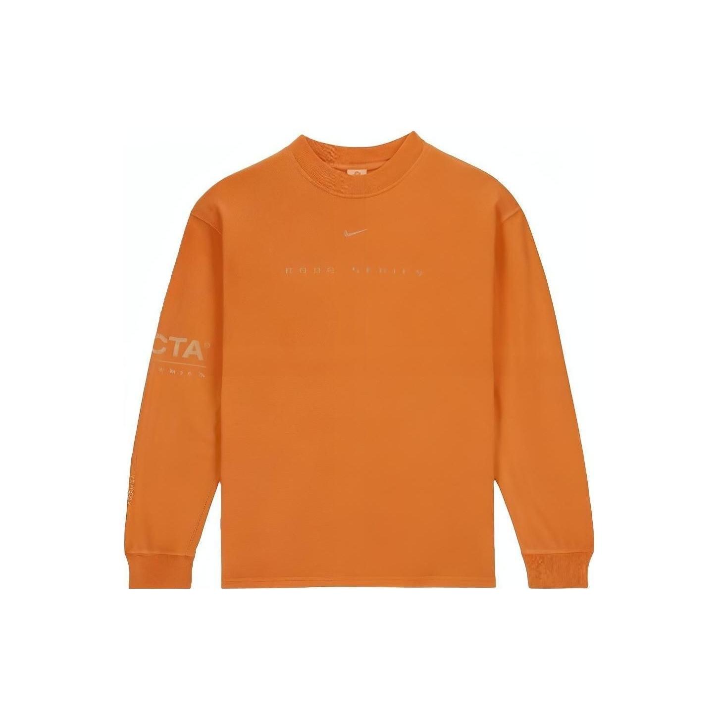 Nike x NOCTA Drake 8K Peaks Long-Sleeve Mock Neck Asia Sizing Orange Men s FQ6557-818 M