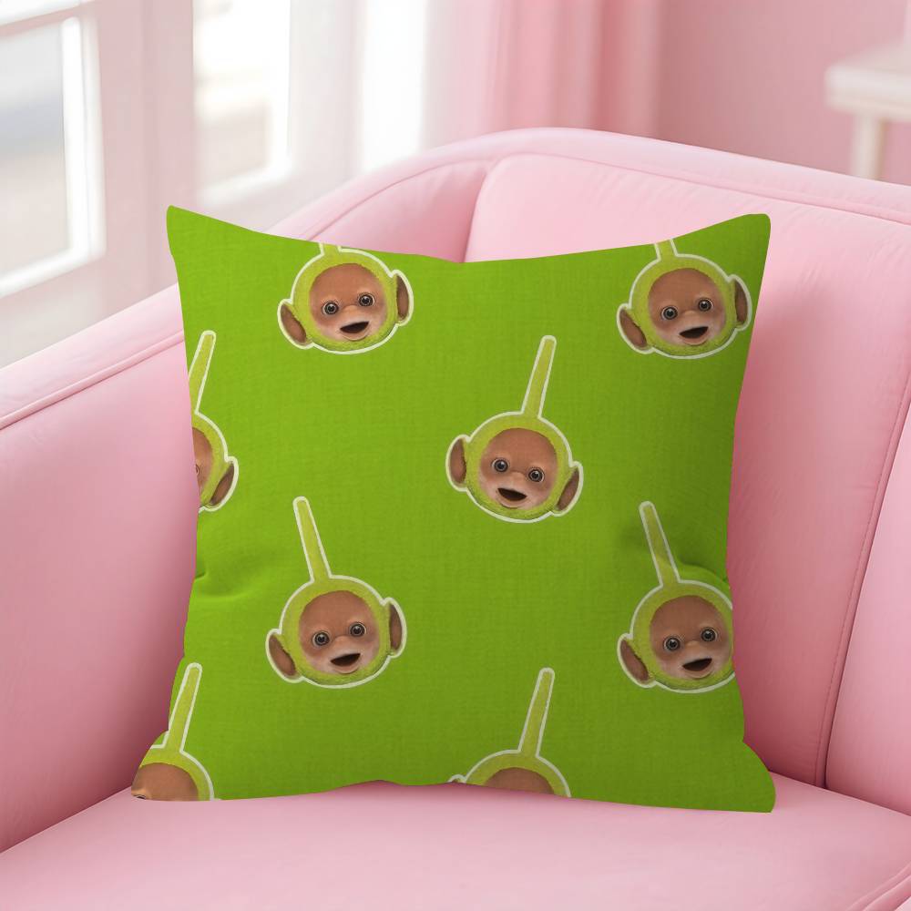 Cute Teletubbies cartoon Cushion Cover 30x50 Polyester Sofa Cushions Decorative Throw Pillows Home Decoration Pillowcover