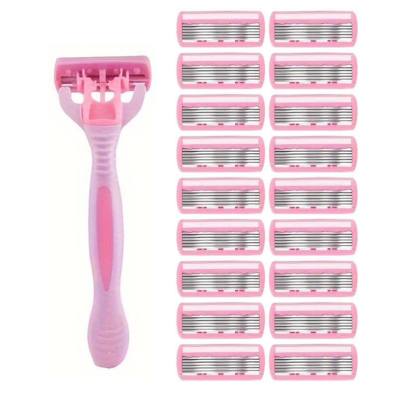 High Quality Men Safety Razor Blade 6-Layer Germany Stainless Steel Shaving Blades Manual Shaver Head