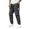 Men's Slim Fit Cargo Jogger Pants with Drawstring Elastic Waistband, Color Multi-Pocket Casual Trousers