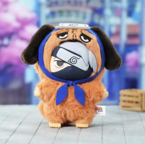 **In Stock  Naruto Itachi Sasuke Kakashi Gaara Series Blind Box Trendy Toy Figure Plush Pendant Collection Christmas Gift