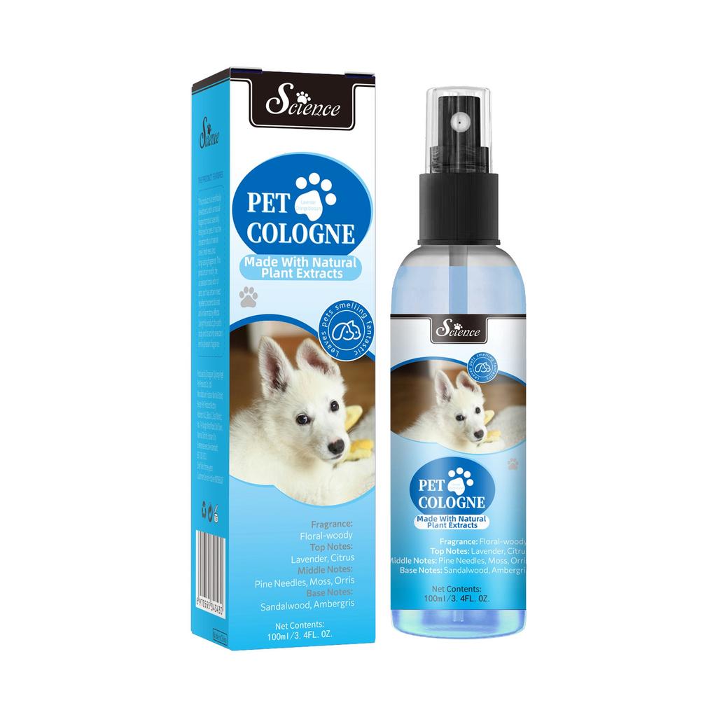 Hundespray, Pflege und Geruch, Parfüm zur Geruchsentfernung bei Hunden, für alle Fellarten, 100 ml