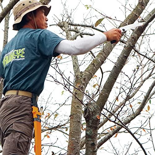 U-M Industry (Silky) Scabbard Saw Rubber Boy 7 Curve Rough Grain 240mm 465-24 Easy and Speedy Pruning of Live Trees