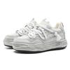 Niche old invisible heightening shoes dirty dissolving shoes casual couple board shoes