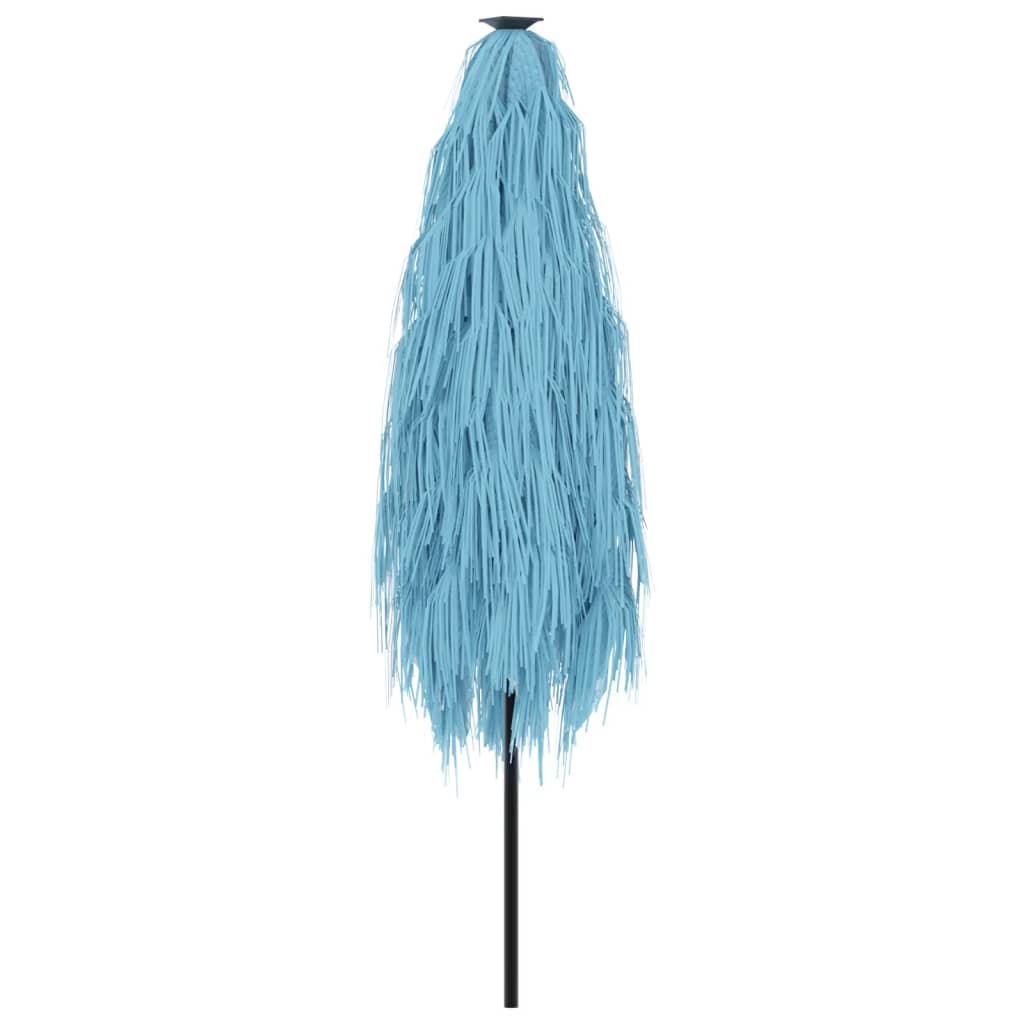 Blue Sun Umbrella with Steel Pole 300 X 200 X 250 Cm