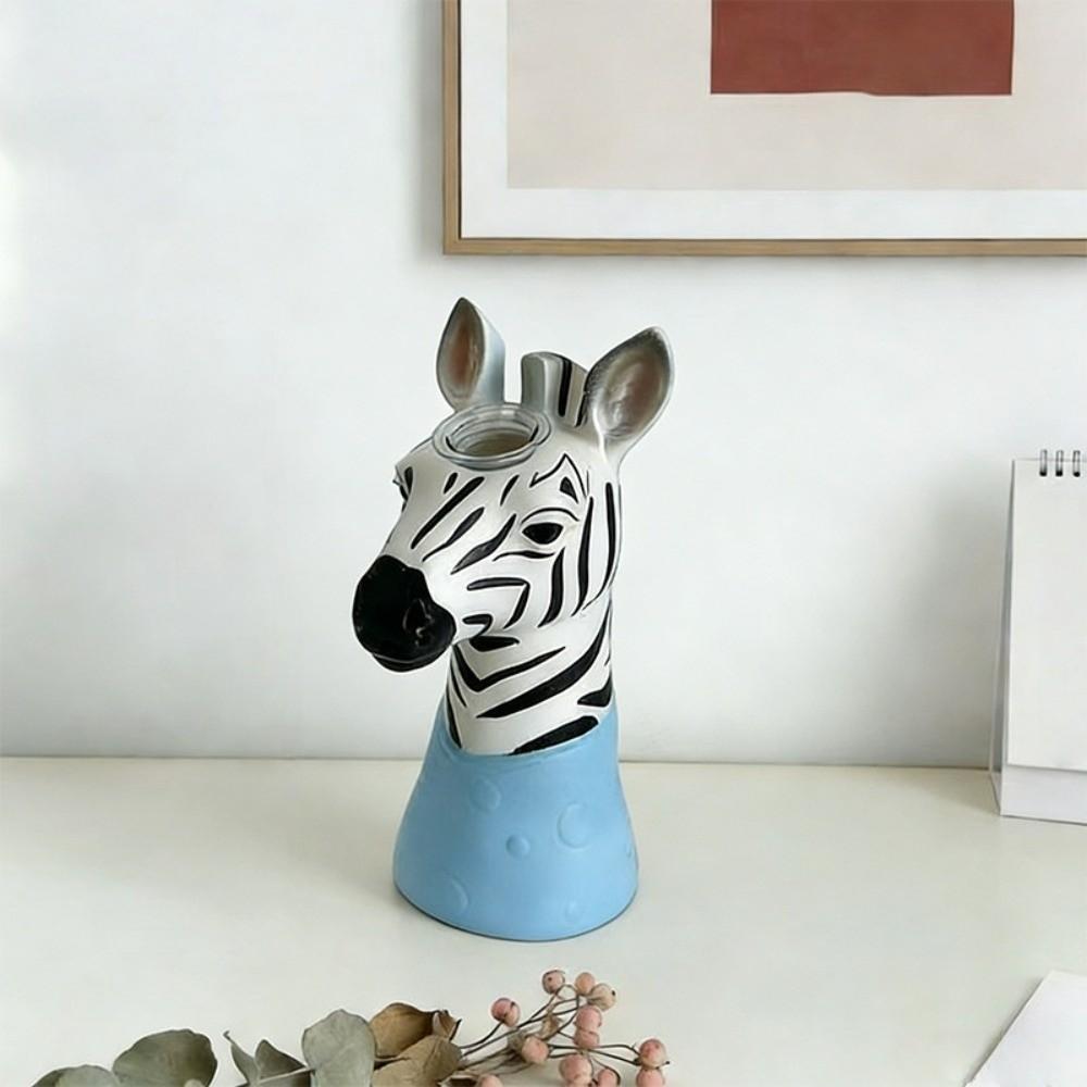 Modern Art Vase Vinyl Giraffe Vase Unique Animal Vase  Home Decoration