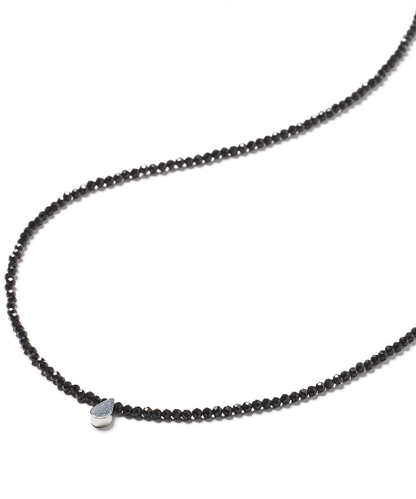 Polalita Shine Black Mini Necklace (Plt-Nl-029_Bk)