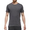 adidas Solid Color Brand Logo Round Neck Pullover Short Sleeve T-Shirt Men Tops Gray DS8644