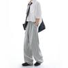 Old Money Wind Striped Cool Pleated Casual Pants Men's Summer Thin Loose Straight Boys Pants