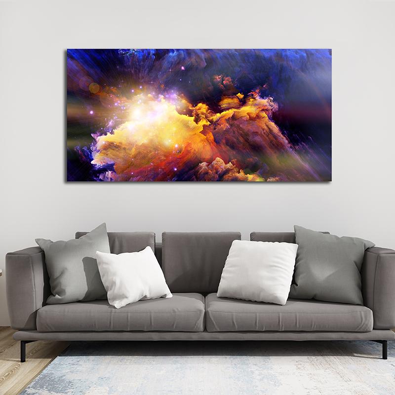 WCIC New Art Cloth Spectacular And Spectacular Scenery Of Clouds Abstract Cloud Decorative Painting Home Wall Decoration Hanging Painting