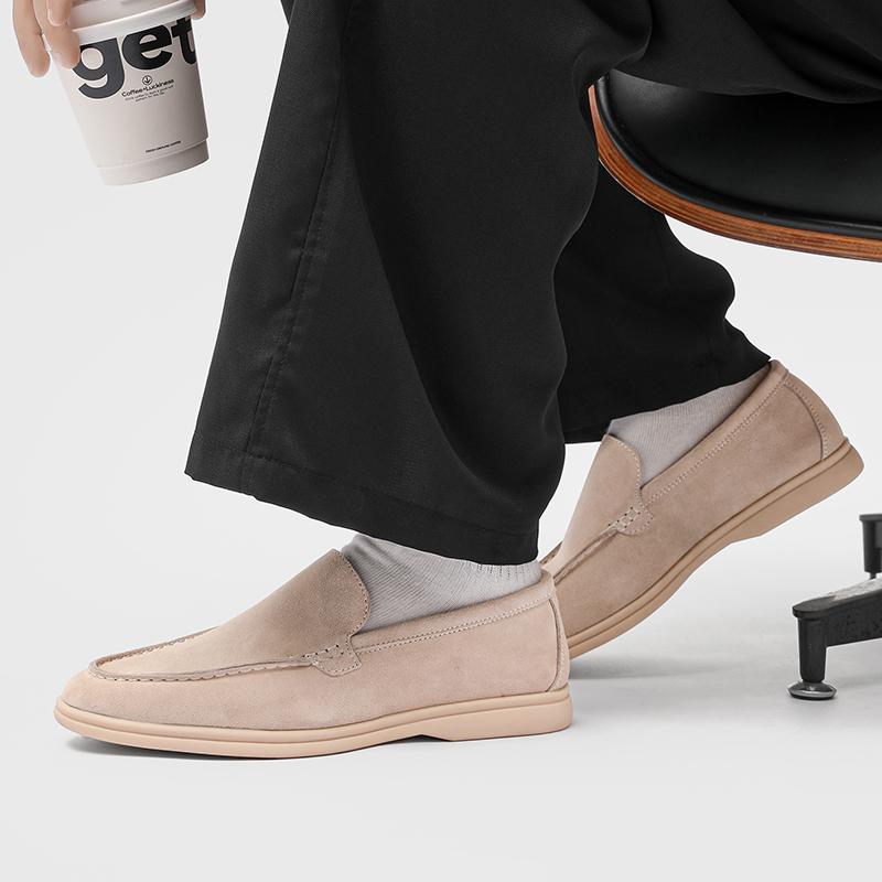 Men's All-match Loafers Slip-On Casual Shoes Comfortable Soft Driving Moccasins for Men Lightweight Flats Business Dress Shoes