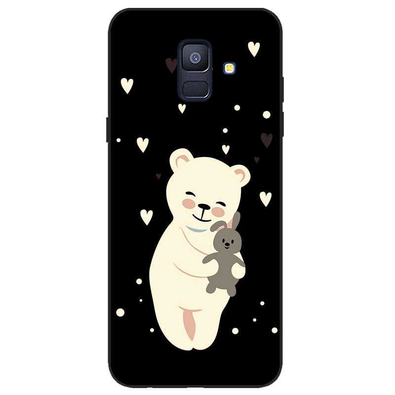 For Samsung Galaxy A6 2018 Silicone Case SIM SM A600 A600F Phone Case Tpu Case Coque Samsung Galaxy A62018 black