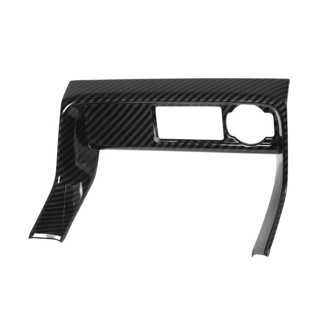 Cigarette Lighter Panel Trim Carbon Fiber Style ABS Wearproof Replacement for Civic 11th 2022 LHD