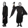 Outfit Halloween Scream Polyester Cloak Mask Cosplay Characters Enthusiasts