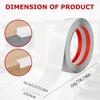 1PC 2M/78.74inch Self Adhesive Wall Corner Protector Flexible Peel&Stick Caulk Strip Floor Transition Strip,Prevents Wall Damage