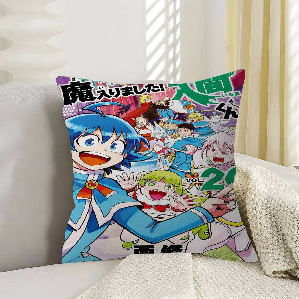 Anime Welcome To Demon School! Iruma Kun Personalized picture text home decorative pillows Household Gifts 45x45cm 12x12Inch