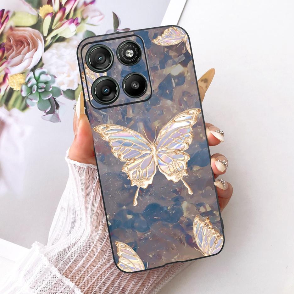Pro pouzdro Motorola Moto G67 Moto G77 XT2621-2 Roztomilý kryt s malovaným srdíčkem Láska Měkké silikonové pouzdro Pro Motorola G77 G 67 MotoG67 Tašky