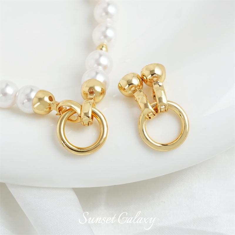 Set of 6 Irregular Clasp for Bracelet and Necklace Jewelry Making Accessories Copper Handmade Accessories Fastener