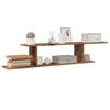 Vidaxl Hanging TV Cabinet, Old Wood, 125X18X23 Cm