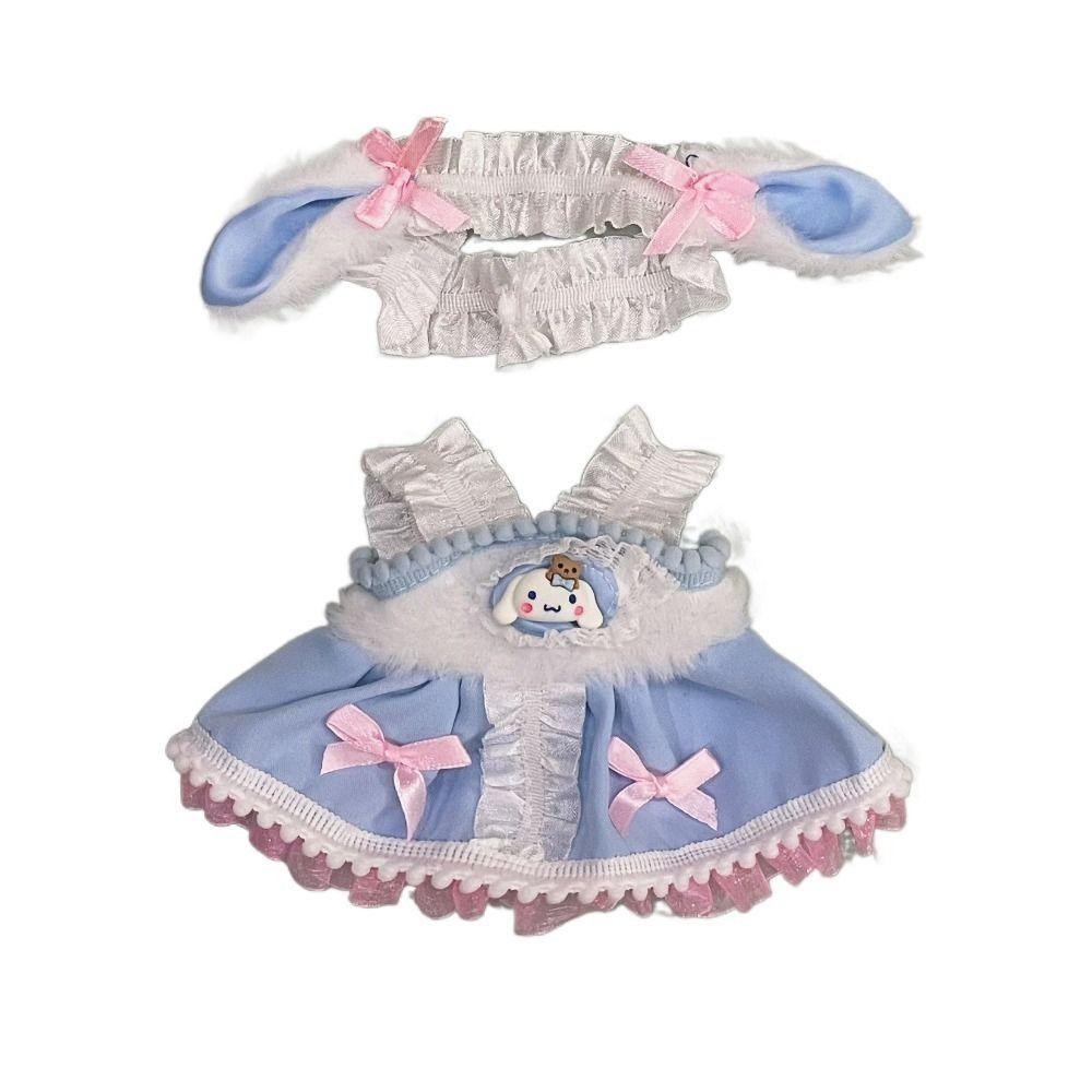 20cm Cotton Doll Doll Changing Clothes Hand-made Princess Skirt Suit  Birthday Gifts