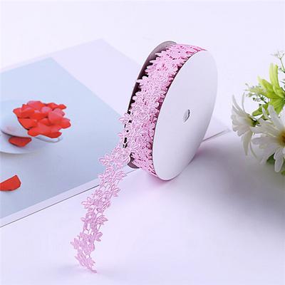 10m Snowflake Ribbon Embroidered Silver Trim Wedding Xmas Decor Applique DIY