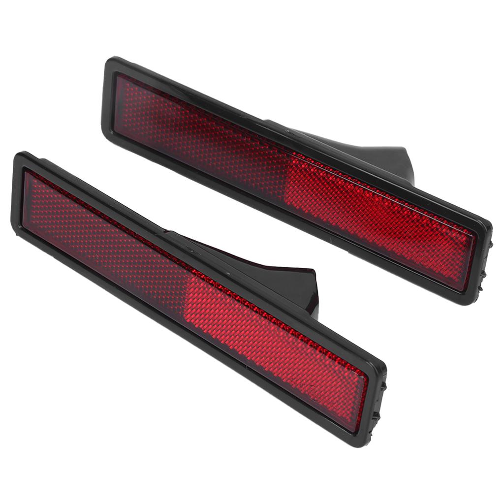 2pcs Front Side Marker Light Cover Lens 63141377849 Replacement for E30 E32 E34 318i 325i 525i 735iRed