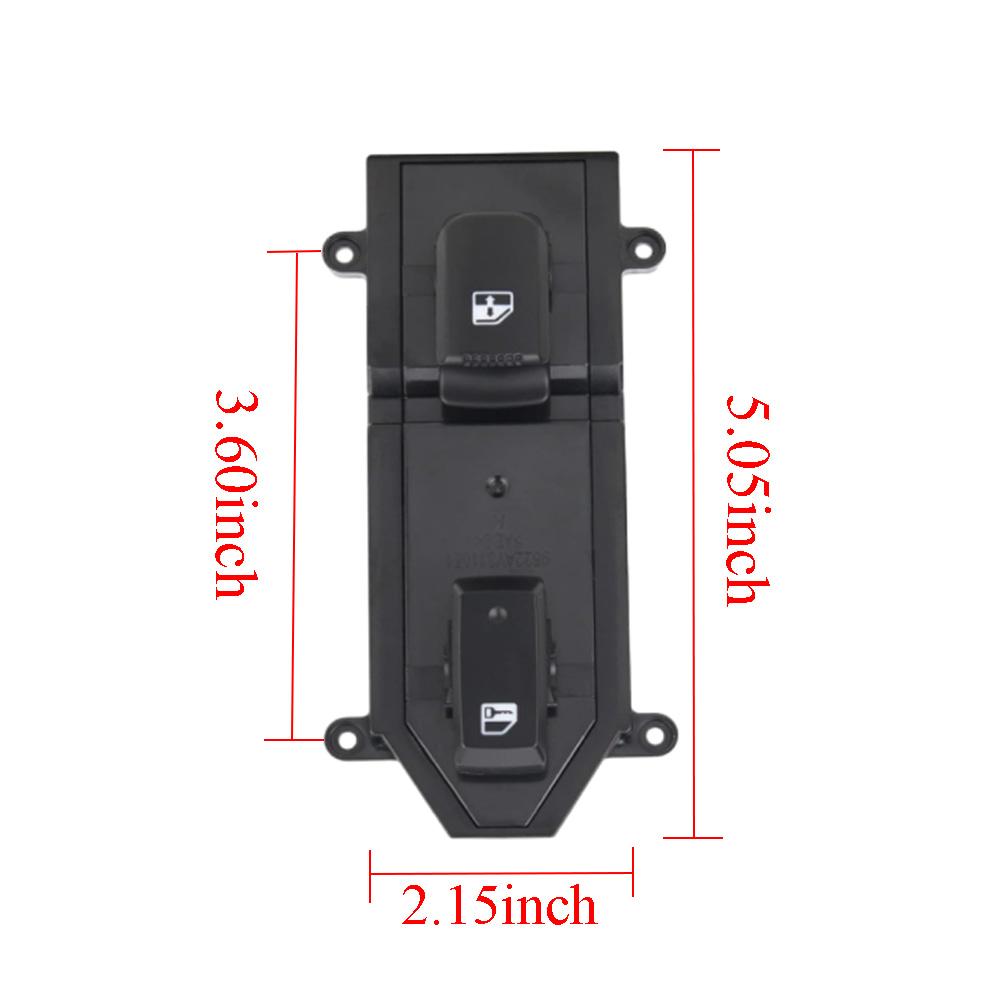 10 Pins Front Right RH Window Sub Switch Fit For Hyundai Santa Fe 2007-2012 93575-2B000 935752B000 935 752B000S4