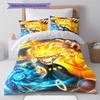 Cartoon Pattern Bedding Quilt Set Quilt Cover Pillowcase Home Decoration Birthday Gift (1 * Duvet Cover + 2 * Pillowcase, Without Core)