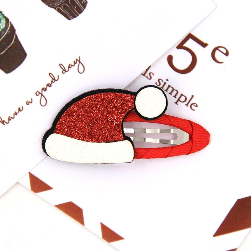 Kid Girl Elk Santa Claus Christmas Tree Hairpins Baby Girl Hair Clips Christmas Hair Fashion Accessories Christmas Hair Clips