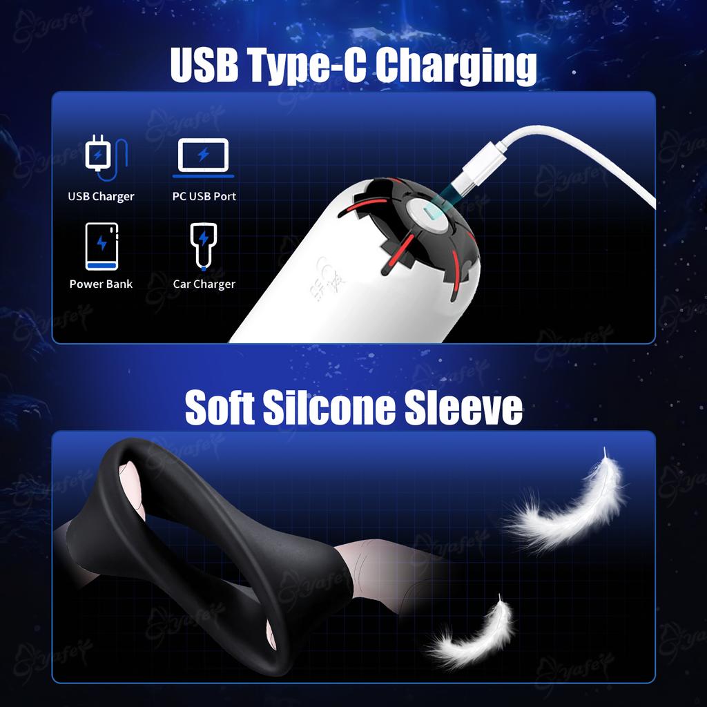 Electric Penis Pump Adult Sex Toys for Men Water Pump Penis Erectile Extender 4 Training 3 Suction Modes 6 Penis Ring 3 Sleeves