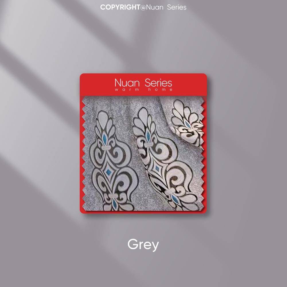 1PC Nuan Series Jacquard Sheer Curtain 20-40% Blackout Tulle for Living Room Bedroom Balcony Window Home Decor