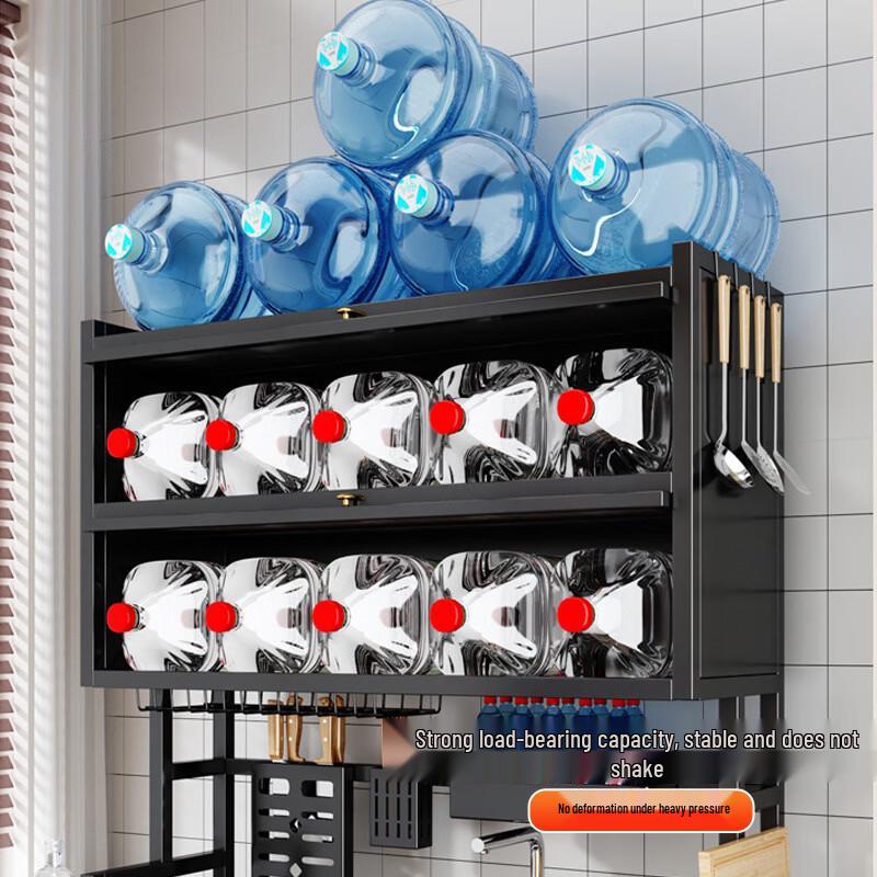 Thickened Carbon Steel Kitchen Storage Rack