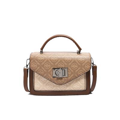 Borsa a spalla da donna alla moda stampata in PU Borsa a tracolla Borsa a mano con chiusura Borsa da donna casual alla moda