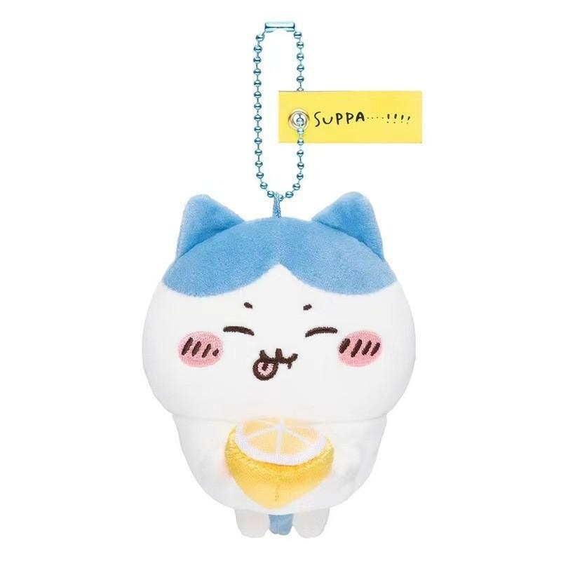 Bread Lemon Chiikawa Plush Toy Cartoon Bedroom Decoration Scene Keychain Doll