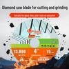 Diamond Micro-edge Saw Blade for Wet/Dry Cutting of Glass, Jade, Rock, and Tile with Angle Grinder