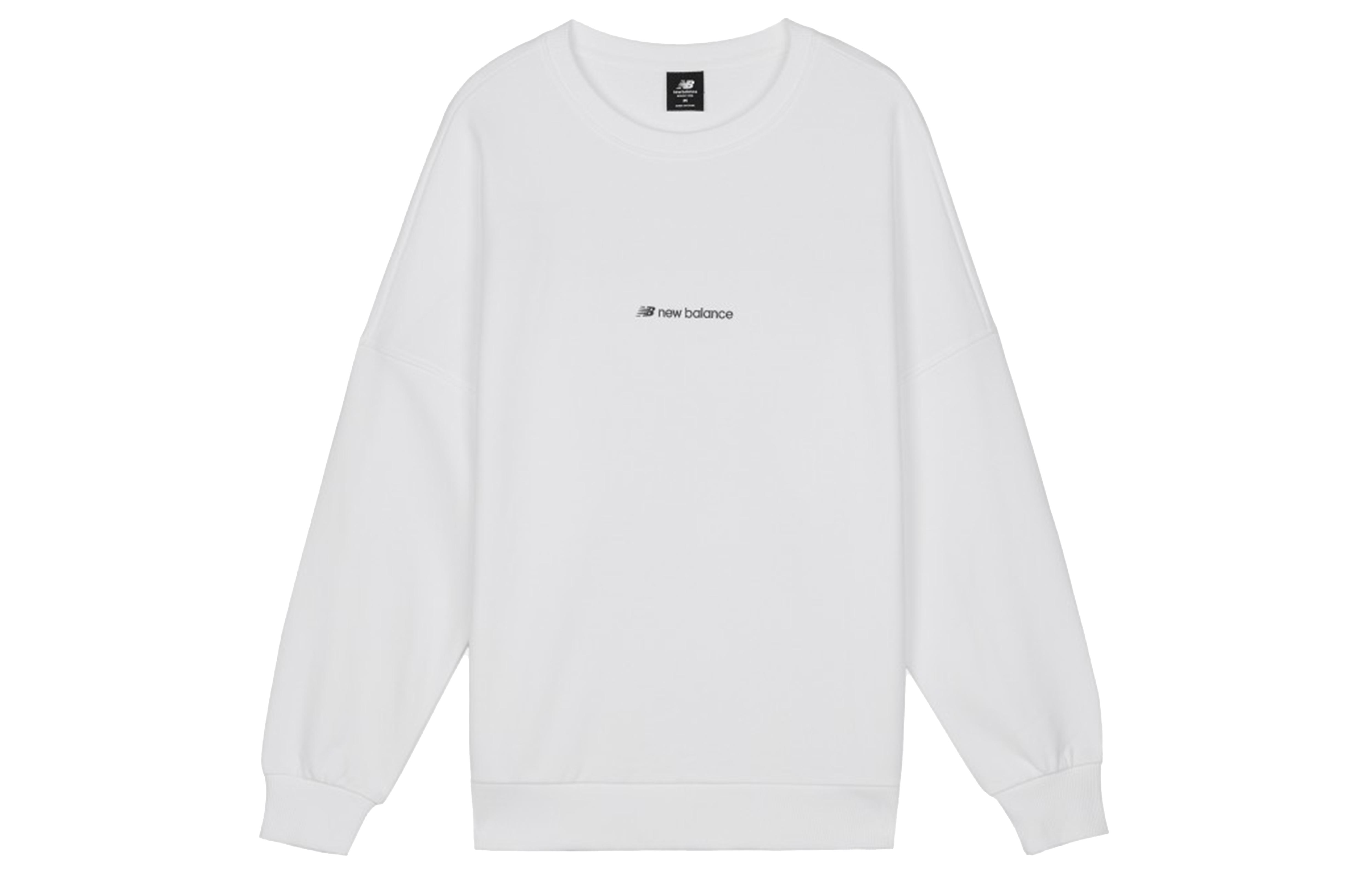 New Balance Heathertech Sweatshirt Men s White AMT03332-MUN S