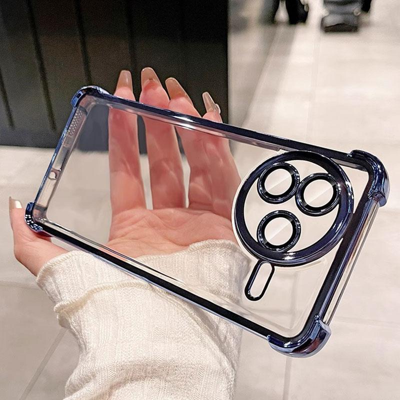 Transparent Clear Armor Case For Xiaomi POCO F7 ULTRA X7 X6 F6 F5 F3 M6 PRO 4G 5G Shockproof Silicone Soft Back Cover