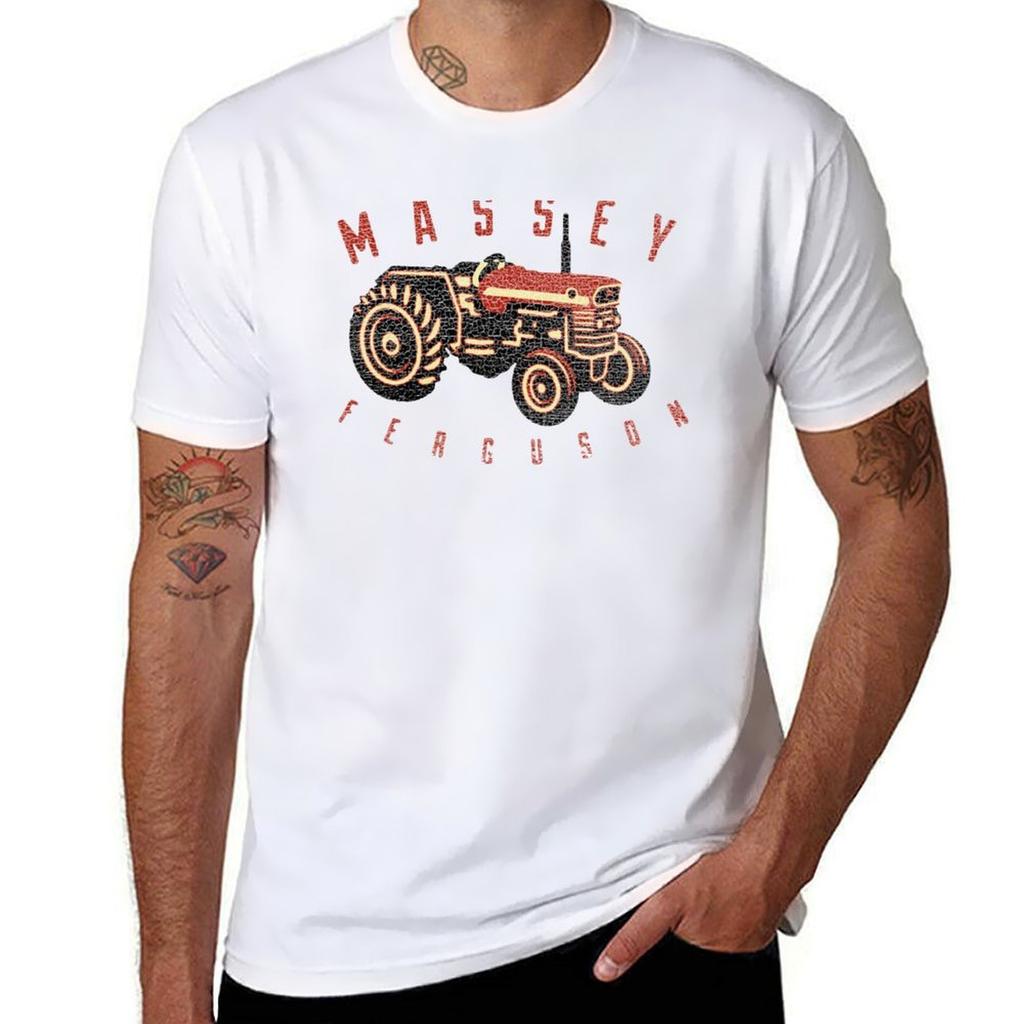 T-shirt Vintage Trattori Ferguson Stile Street Casual Manica Corta