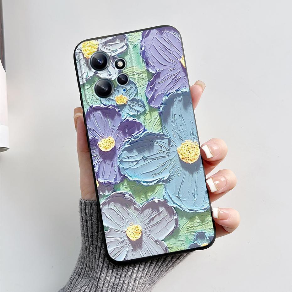 Case For Xiaomi Redmi Note 12 12S 4G 5G Patterned Full Protection Soft Silicone Stylish Cartoon Cover For Redmi Note 12 S Funda
