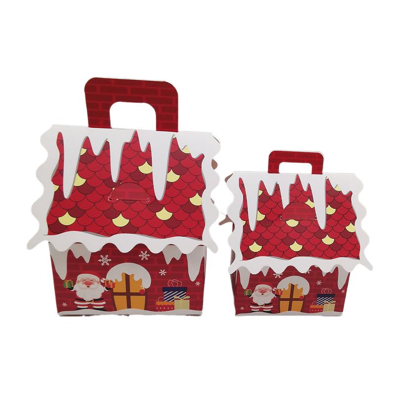 Geschenkbox für Weihnachtssüßigkeiten: Große und kleine Iglu-Papierboxen für Partys und Heiligabend