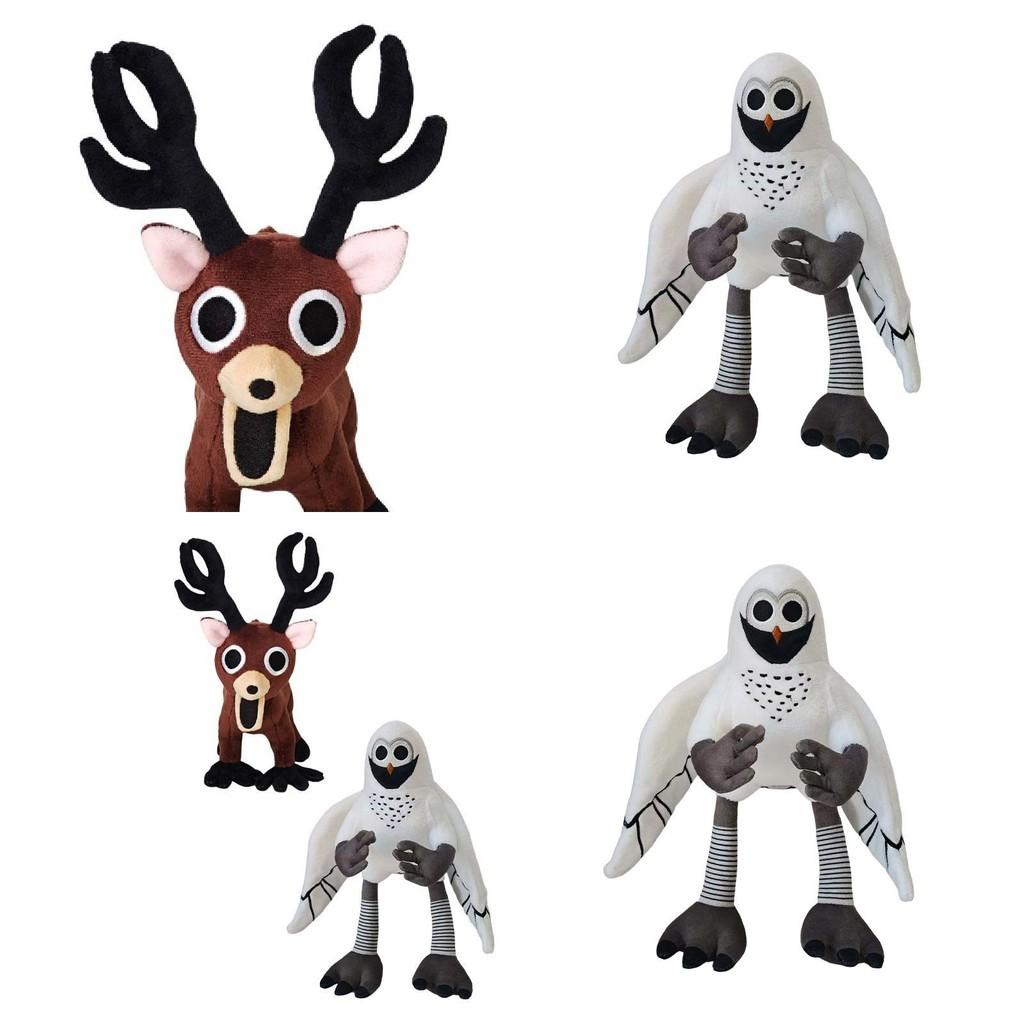 Elk Owl 99nights Terror Game Plush Doll For Collectors Gift And Horror Theme Decor