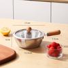 Single Handle Cooking Sauce Bowl Stainless Steel Food Supplement Pot New Milk Pot