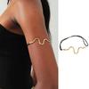 Snake Arm Bracelet for Women Metallic Armlet Bangle Adjust Cuff Armband Female Jewelry Dance Party Jewelry Gift