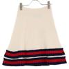 Gucci [Domestically Authorized] 457484 Wool Sherry Line Knit Skirt XS whiteUsed